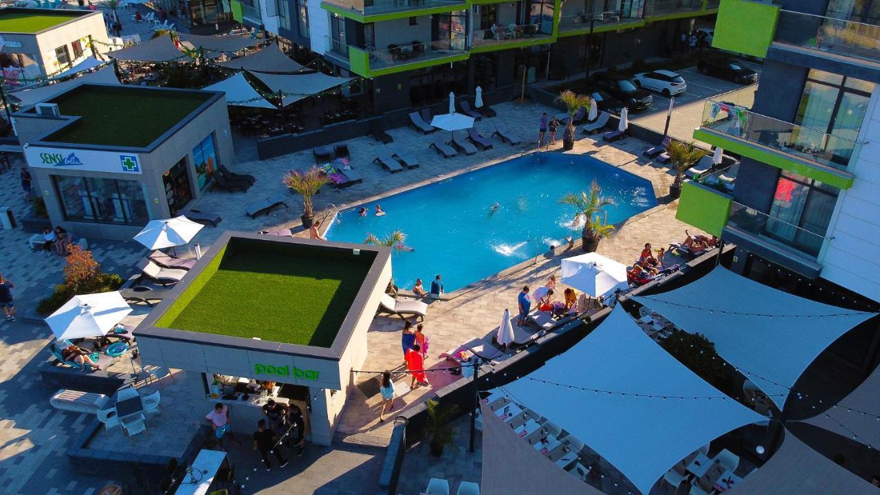 מאמאיה Rainbow Sea View Apartment Spa N Pool Resort - Parking מראה חיצוני תמונה