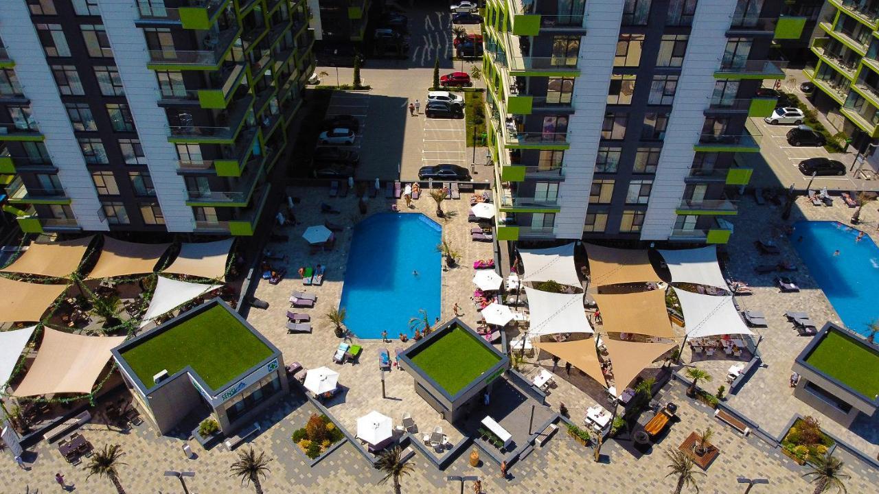 מאמאיה Rainbow Sea View Apartment Spa N Pool Resort - Parking מראה חיצוני תמונה